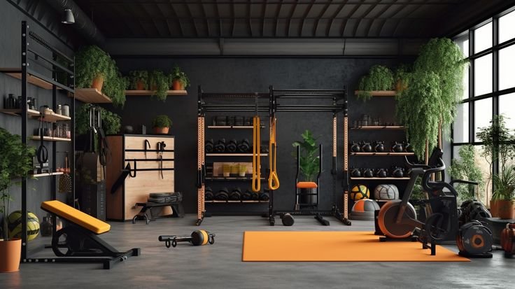 Fully equipped gym and fitness studio